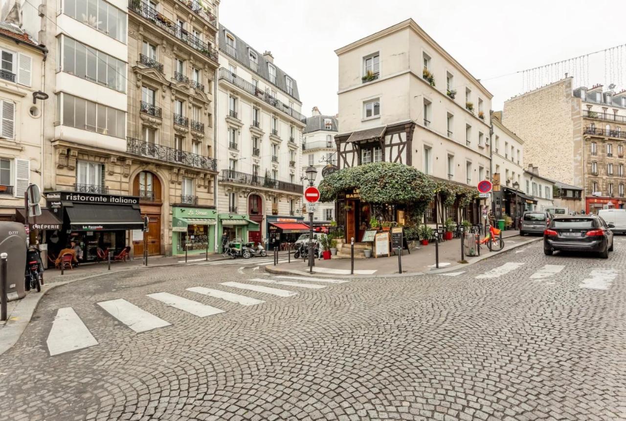 Abbesses - Superbe Appartement Avec Cheminees Paris Exterior foto
